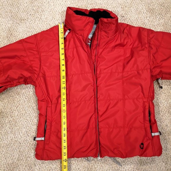 Women's Marker Winter Snow Jacket Red US 10 waist length Excellent Condition - Picture 8 of 9